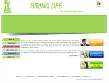 Tablet Screenshot of hiringlife.com